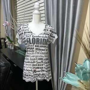 Sweet Gesele  Florida sparkly top